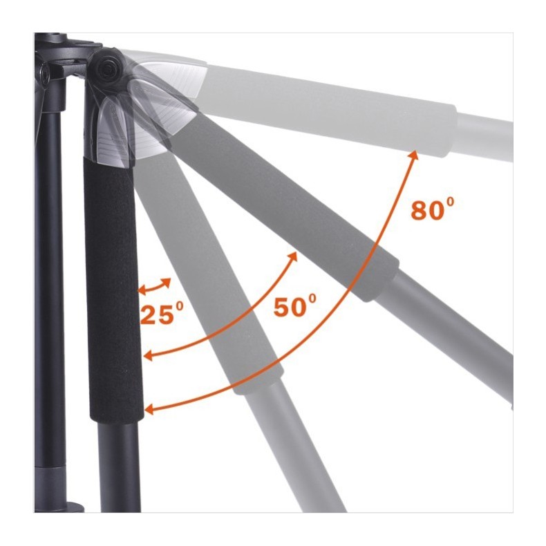 Reversible column tripod with ball... Reversible column tripod with ball...