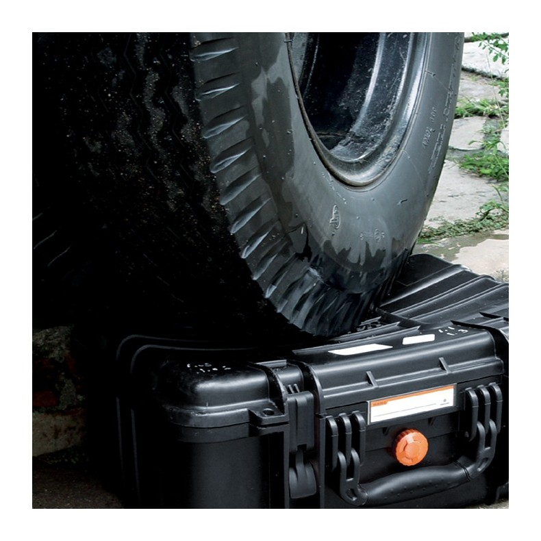 Waterproof case, foam lining Vanguard...