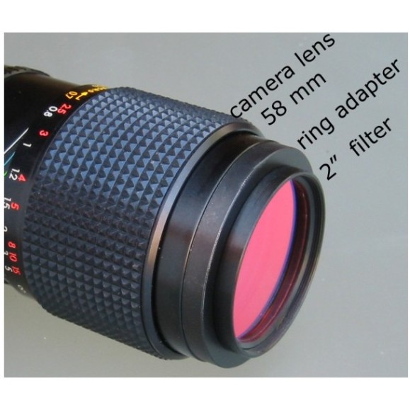 Adapter Geoptik for 2" filters for 58 mm lenses