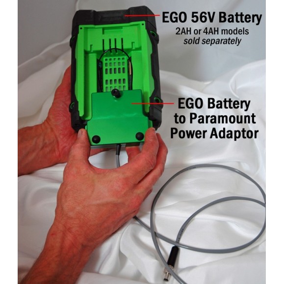 Adapter for EGO 56V batteries for Paramount mounts Software Bisque