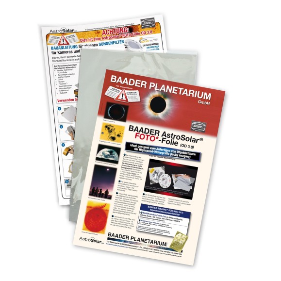 Astrosolar filter film Baader PHOTO 20x30cm