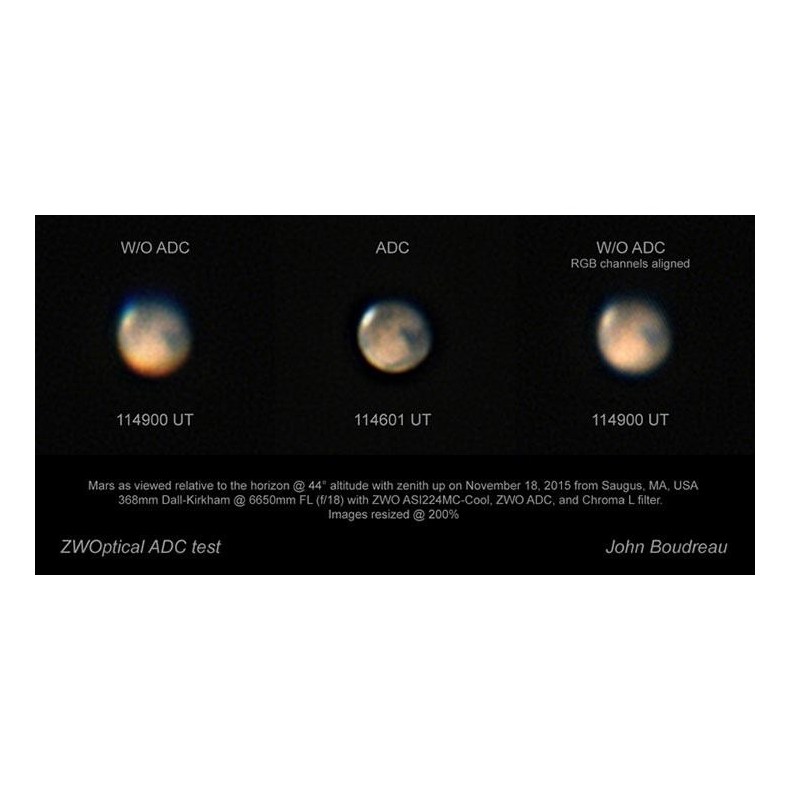 Atmospheric dispersion corrector ZWO ADC Atmospheric dispersion corrector ZWO ADC