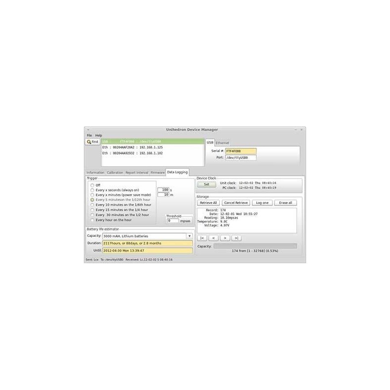 Sky Quality Meter Unihedron SQM-LU-DL...