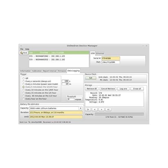 Sky Quality Meter Unihedron SQM-LU-DL USB Connection with Datalogger