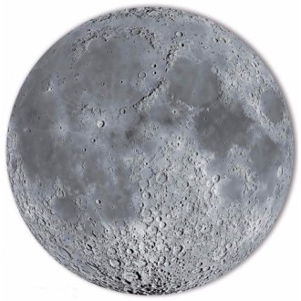 Giant full moon poster