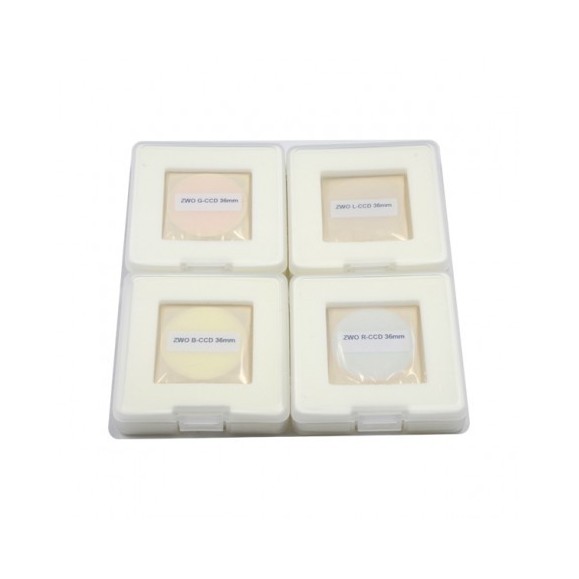 Filter set ZWO LRGB 36mm not mounted