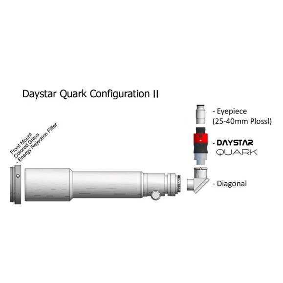 H-alpha Daystar Quark Chromosphere H-alpha solar filter (0.3-0.5A)