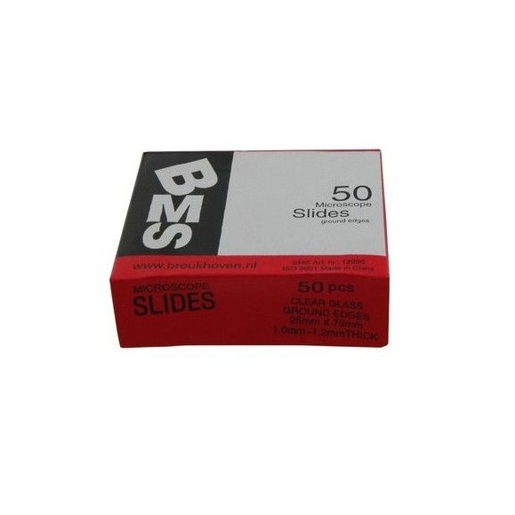 Box of 50 slides BMS with cavity