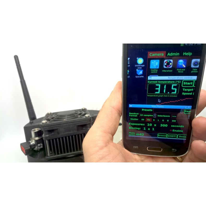 Stand-alone CCD camera ASTREL...