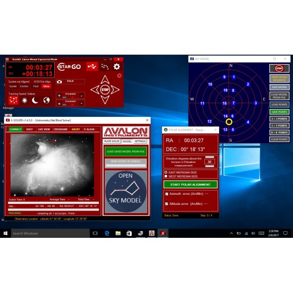 Avalon StarGo GoTo Wifi telescope control system