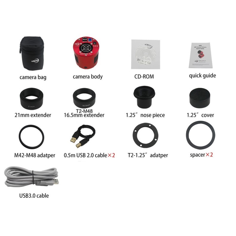 CCD camera ZWO ASI 294MC PRO Color... CCD camera ZWO ASI 294MC PRO Color...