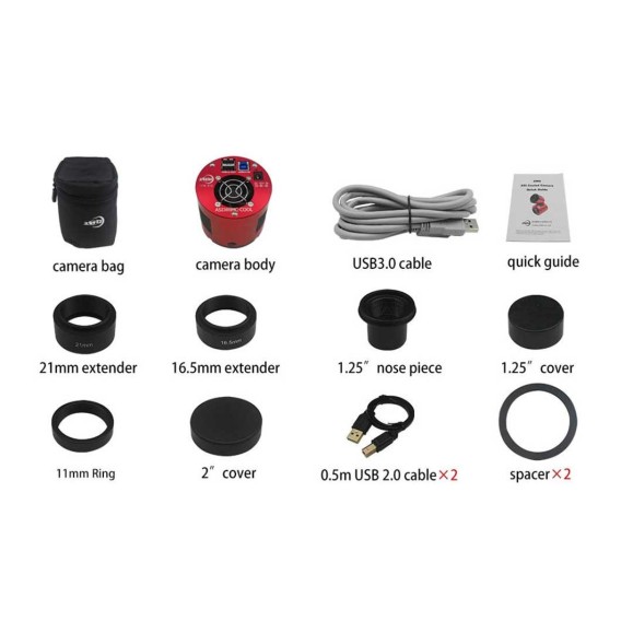 CMOS camera ZWO ASI 183MC Pro Color cooled camera