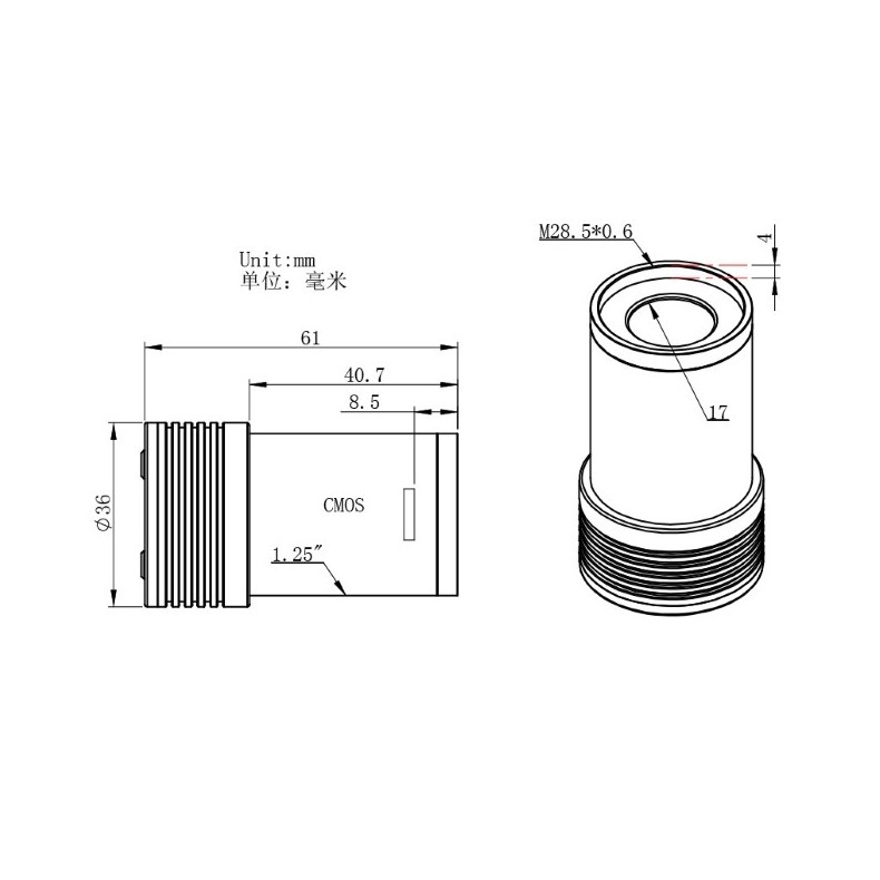 CMOS camera ZWO ASI 174 Mini CMOS camera ZWO ASI 174 Mini