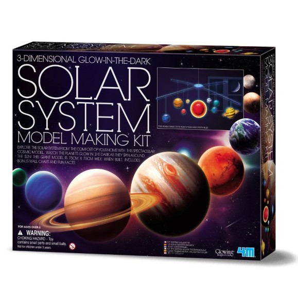 3D Solar System Model Making Kit 4M