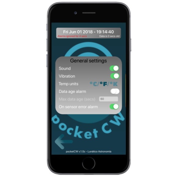 Pocket Cloud Watcher Lunatico Standard version