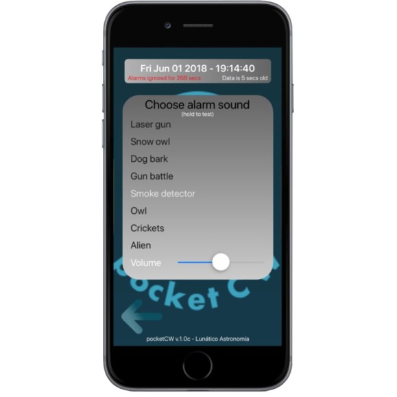 Pocket Cloud Watcher Lunatico Standard version