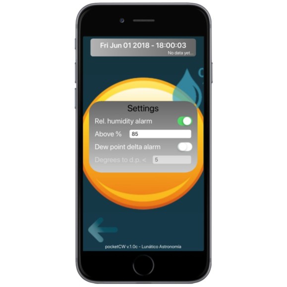 Pocket Cloud Watcher Lunatico Standard version