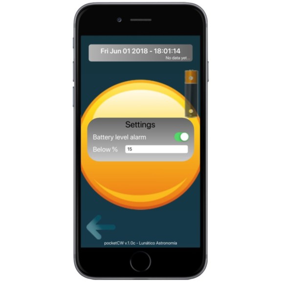Pocket Cloud Watcher Lunatico Standard version