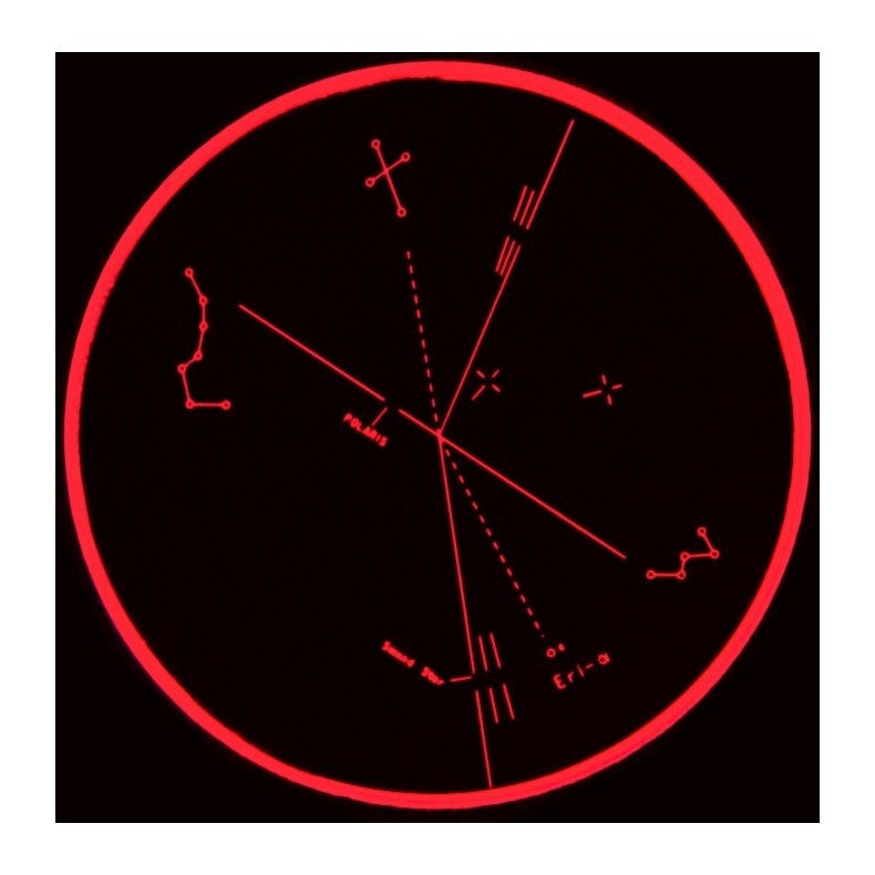 Polar search engine Bresser for EXOS-1