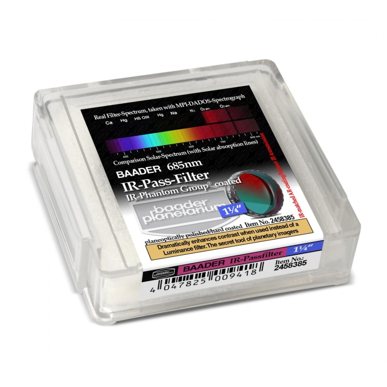 Baader IR-Pass Filter 1.25' 2458385 Baader IR-Pass Filter 1.25' 2458385