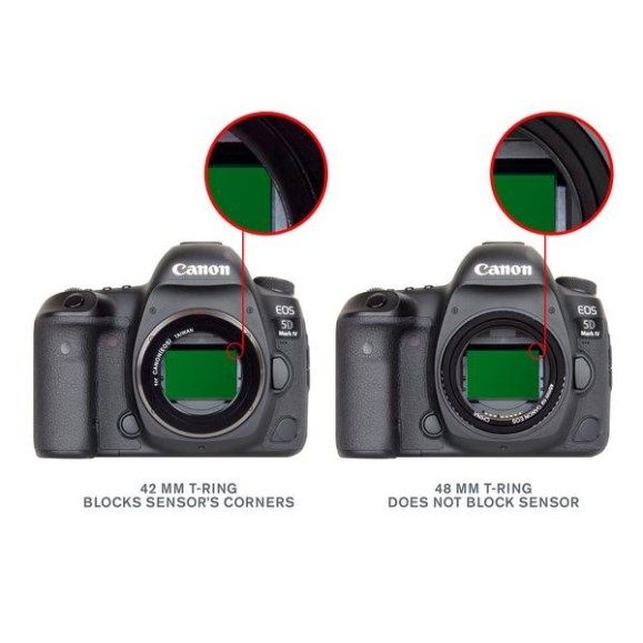 48mm T-Adapter Celestron for Edge HD 9.25, 11" and 14"