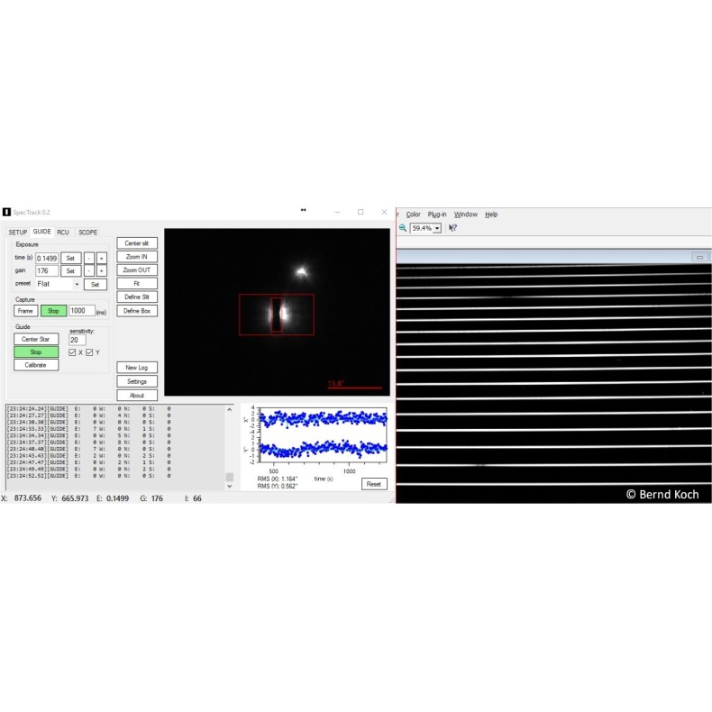 SpecTrack, autoguiding software for... SpecTrack, autoguiding software for...