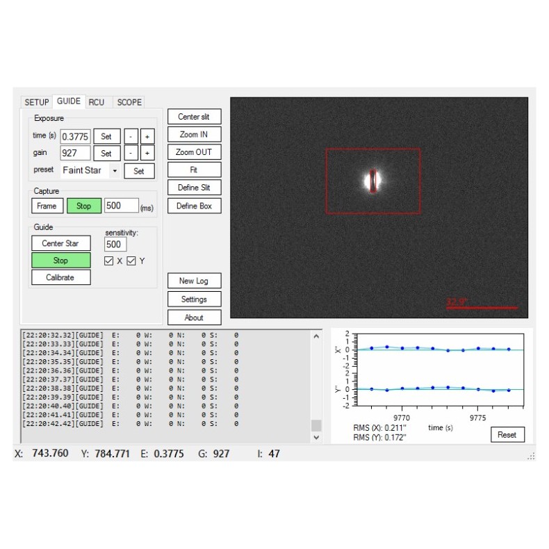 SpecTrack, autoguiding software for... SpecTrack, autoguiding software for...