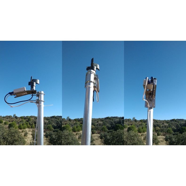Support for AAG and Lunático anemometer Support for AAG and Lunático anemometer