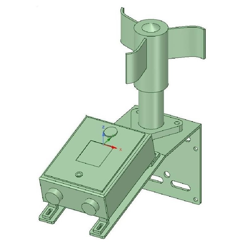 Support for AAG and Lunático anemometer Support for AAG and Lunático anemometer