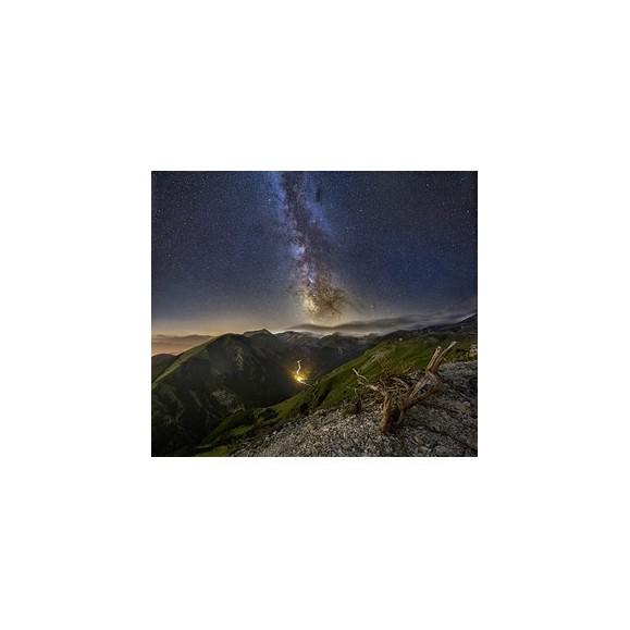 Set Startracker mount Omegon MiniTrack LX3 and ball head