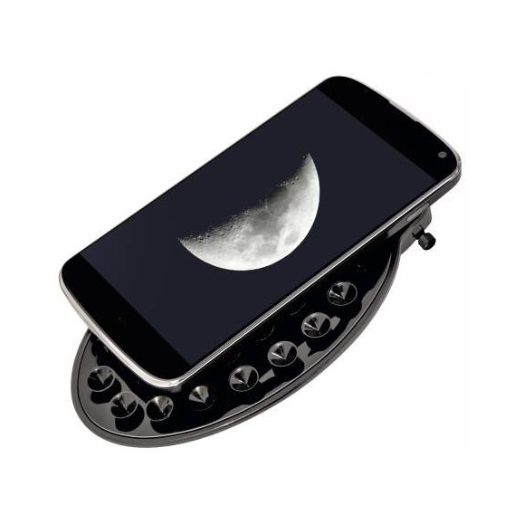 Reflector telescope Bresser Venus 76/700 AZ with smartphone adapter and solar filter