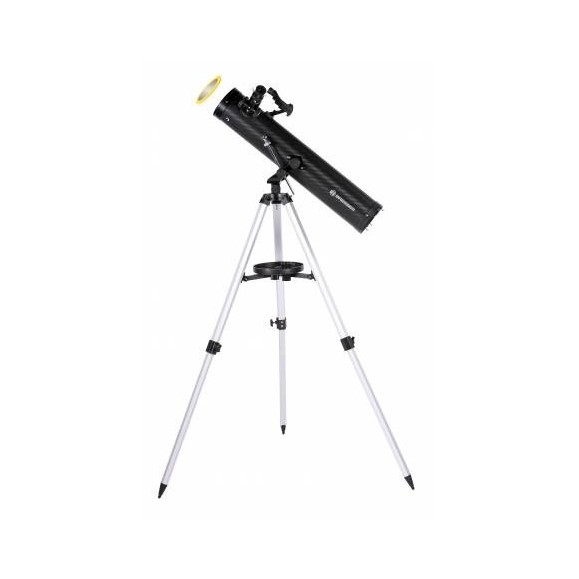 Reflector telescope Bresser Venus 76/700 AZ with smartphone adapter and solar filter