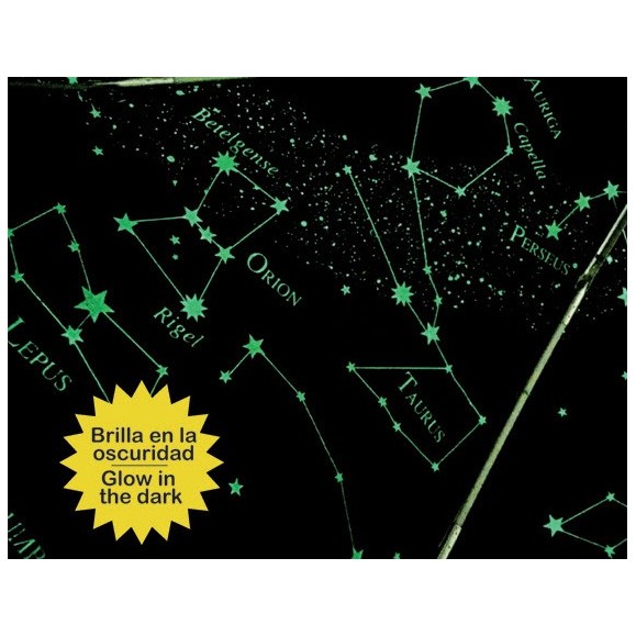 Folding umbrella planisphere adult luminescent umbrella