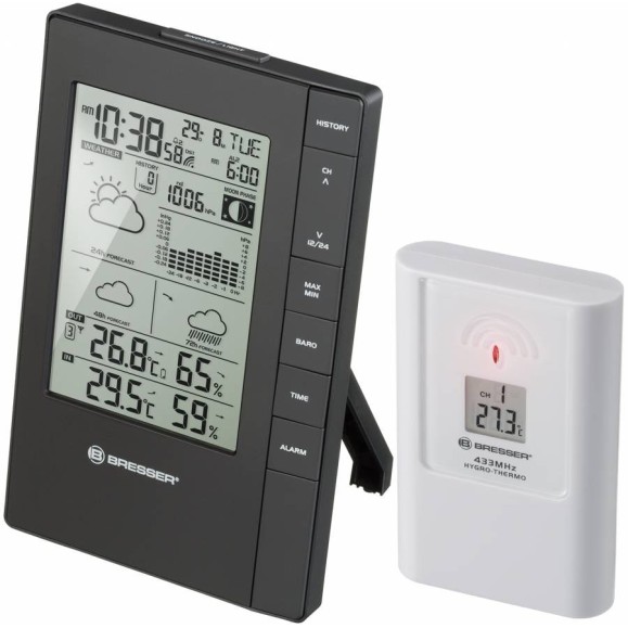 BRESSER TEMEOTREND FSX WEATHER STATION WITH 3-DAY FORECAST