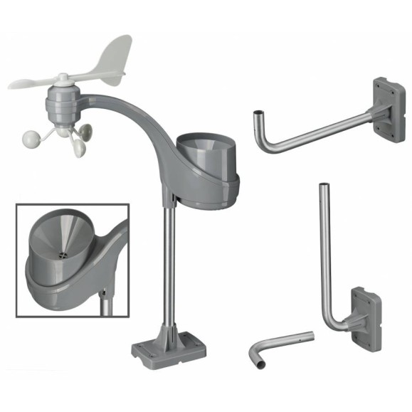 BRESSER ClimaTemp FW weather center with wood look