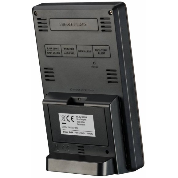 BRESSER ClimaTemp FW weather center with wood look