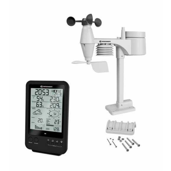 BRESSER Wetter Center 5-in-1 weather station black
