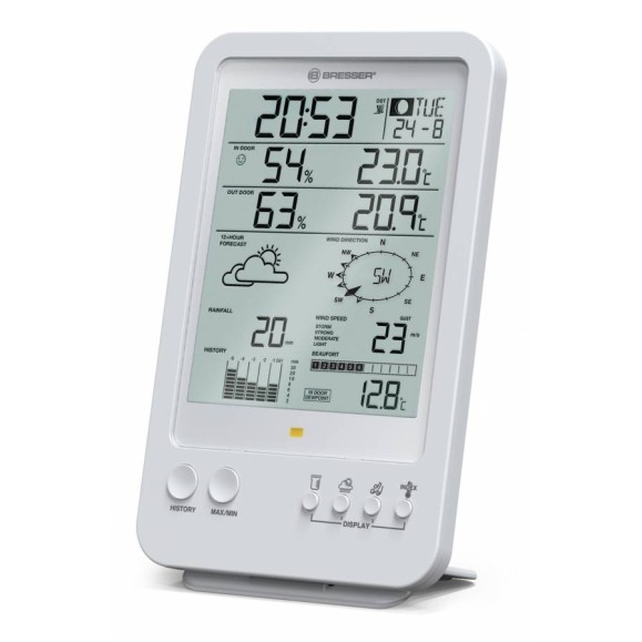 Weather station 5 in 1 BRESSER Wetter Center white