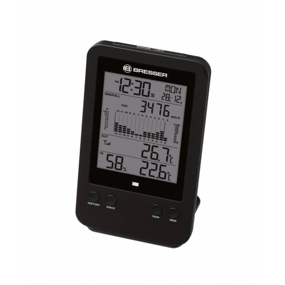 BRESSER professional rain gauge black