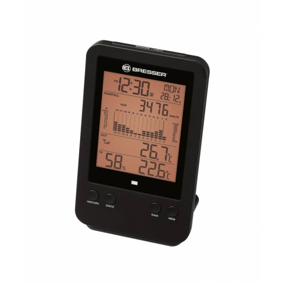 BRESSER professional rain gauge black