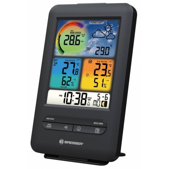 BRESSER 3-in-1 WIFI Professional Anemometer with Color Display