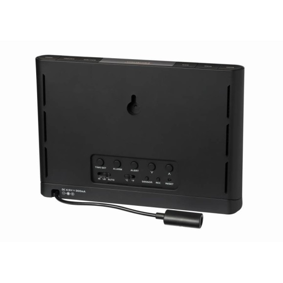 BRESSER Comfort 5-in-1 weather center black display