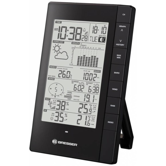 Weather station Bresser PC with 5-in-1 outdoor sensor