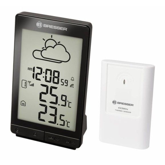 BRESSER TemeoTrend STX radio-controlled weather station black