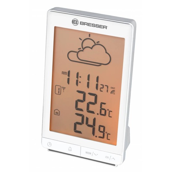 BRESSER TemeoTrend STX radio-controlled weather station white