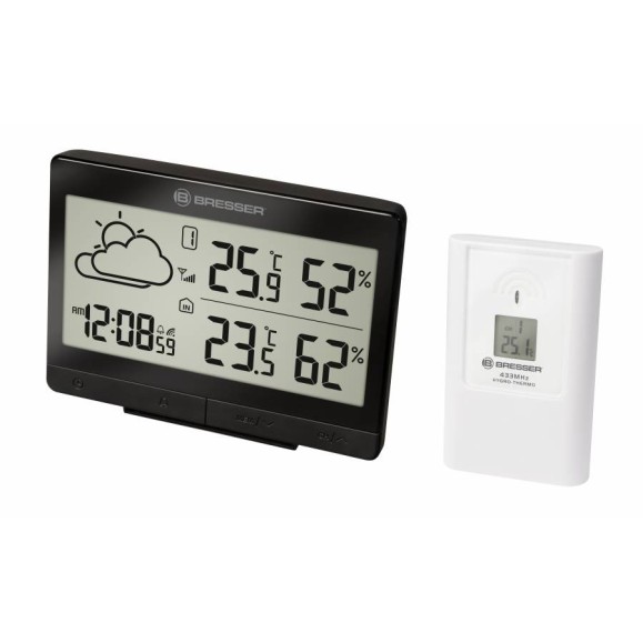 BRESSER TemeoTrend LGX radio-controlled weather station black