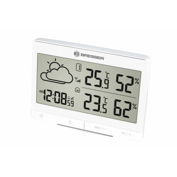 BRESSER TemeoTrend LGX radio-controlled weather station white