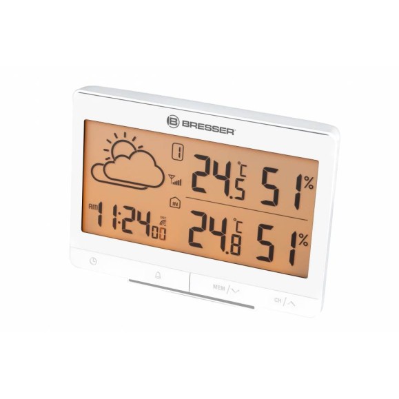 BRESSER TemeoTrend LGX radio-controlled weather station white
