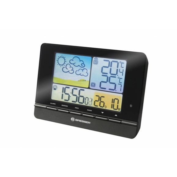 BRESSER MeteoTrend Colour radio-controlled weather station black