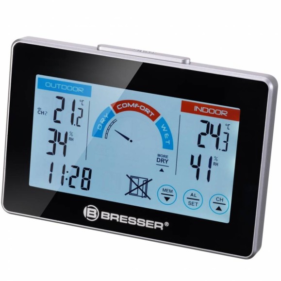 BRESSER radio thermometer / hygrometer with ventilation recommendation function